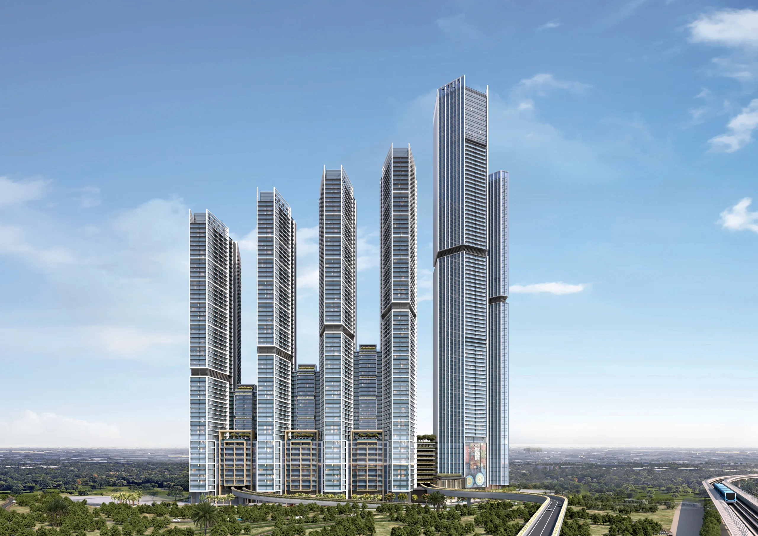 Sobha Realty(ソバ・リアリティ)Centralの外観