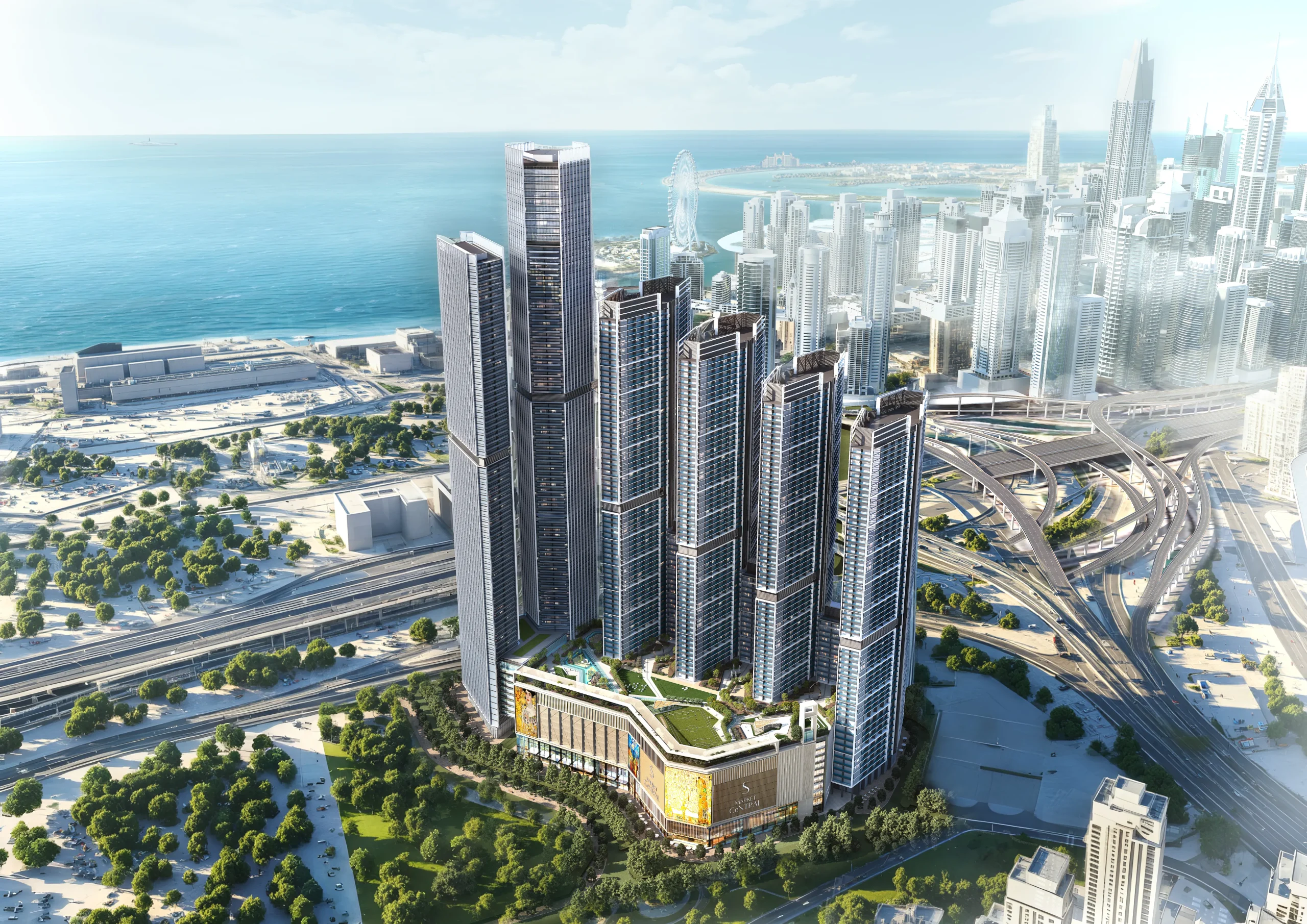 Sobha Realty(ソバ・リアリティ)Centralの外観