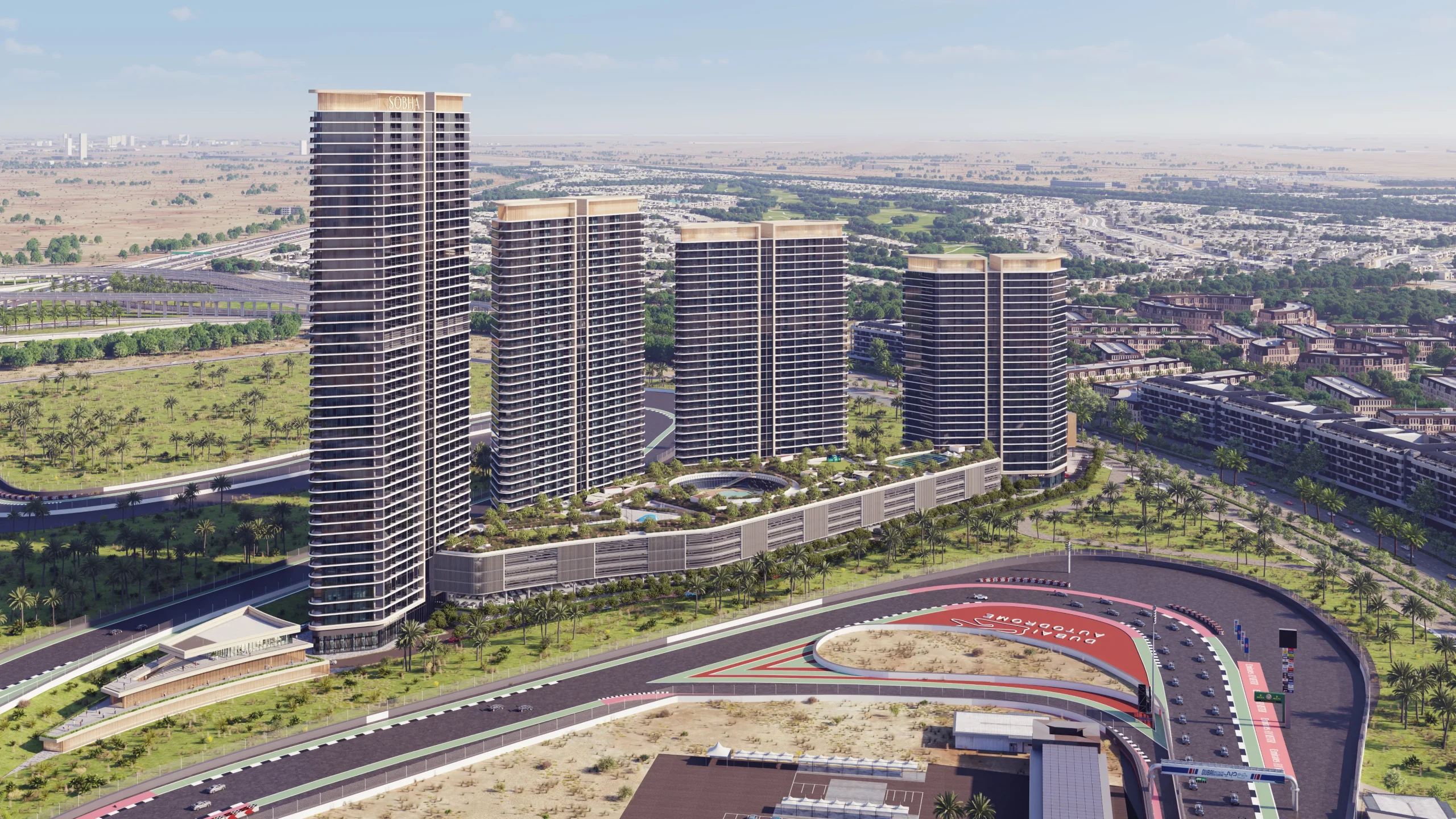 Sobha Realty(ソバ・リアリティ)Solisの外観