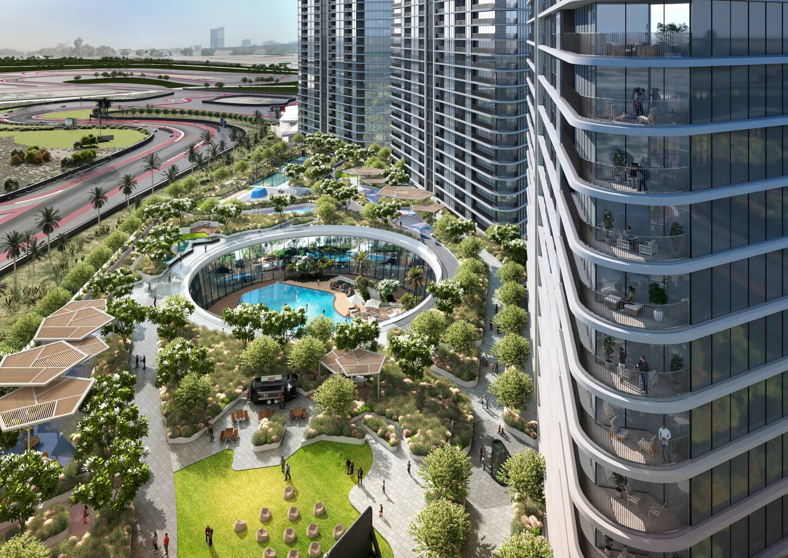 Sobha Realty(ソバ・リアリティ)Solisへのポディアム