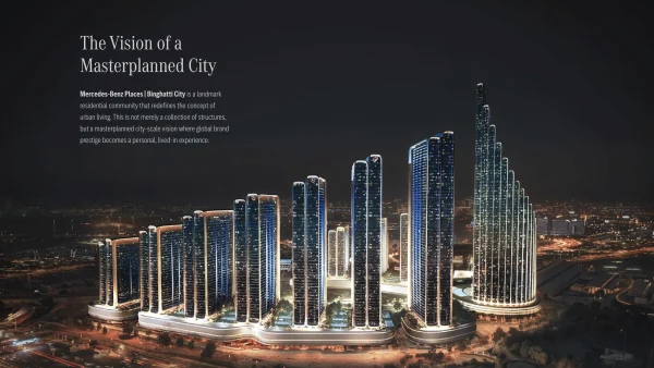世界初「メルセデス・ベンツ ブランドシティ」誕生｜Mercedes-Benz Places | Binghatti Cityとは？価格・立地・先行販売情報を解説