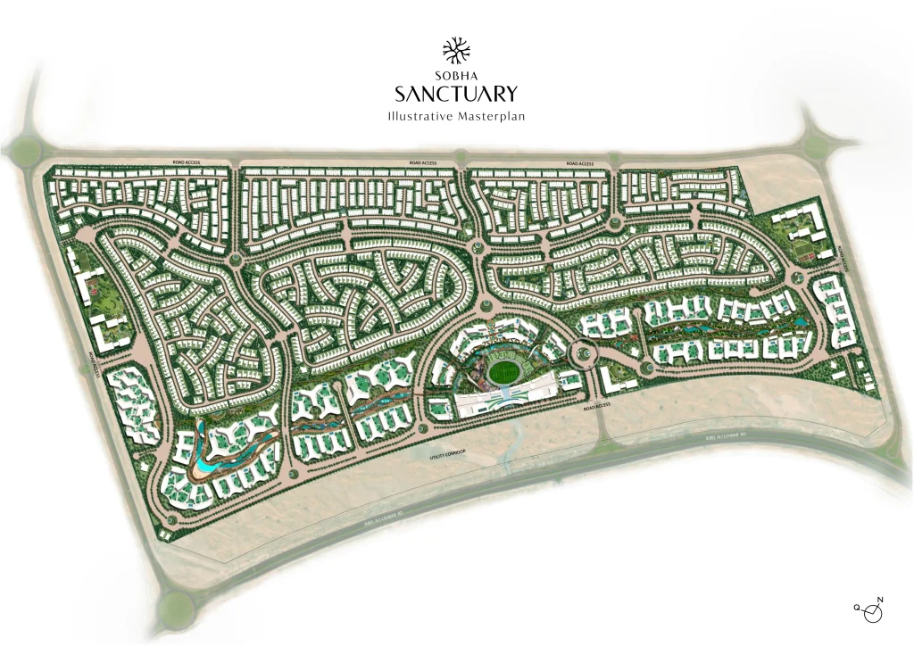 The-Willows-at-Sobha-Sanctuary masterplan